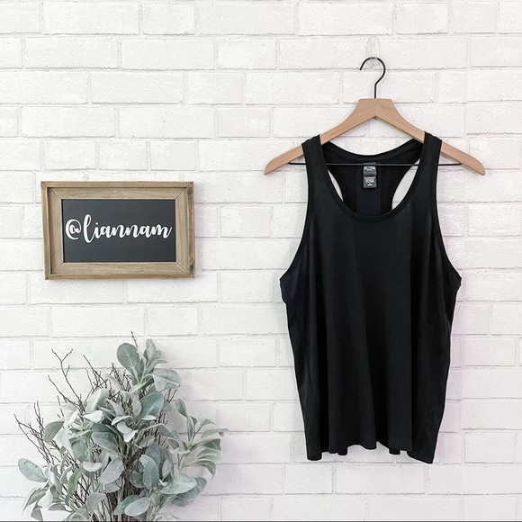 Victoria's Secret Tops - Victoria’s Secret Victoria Sport Black Open Back Tank Top